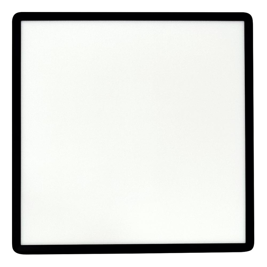 LED stropné svietidlo LED/40W/230V 3000/4000/6500K 50x50 cm čierne